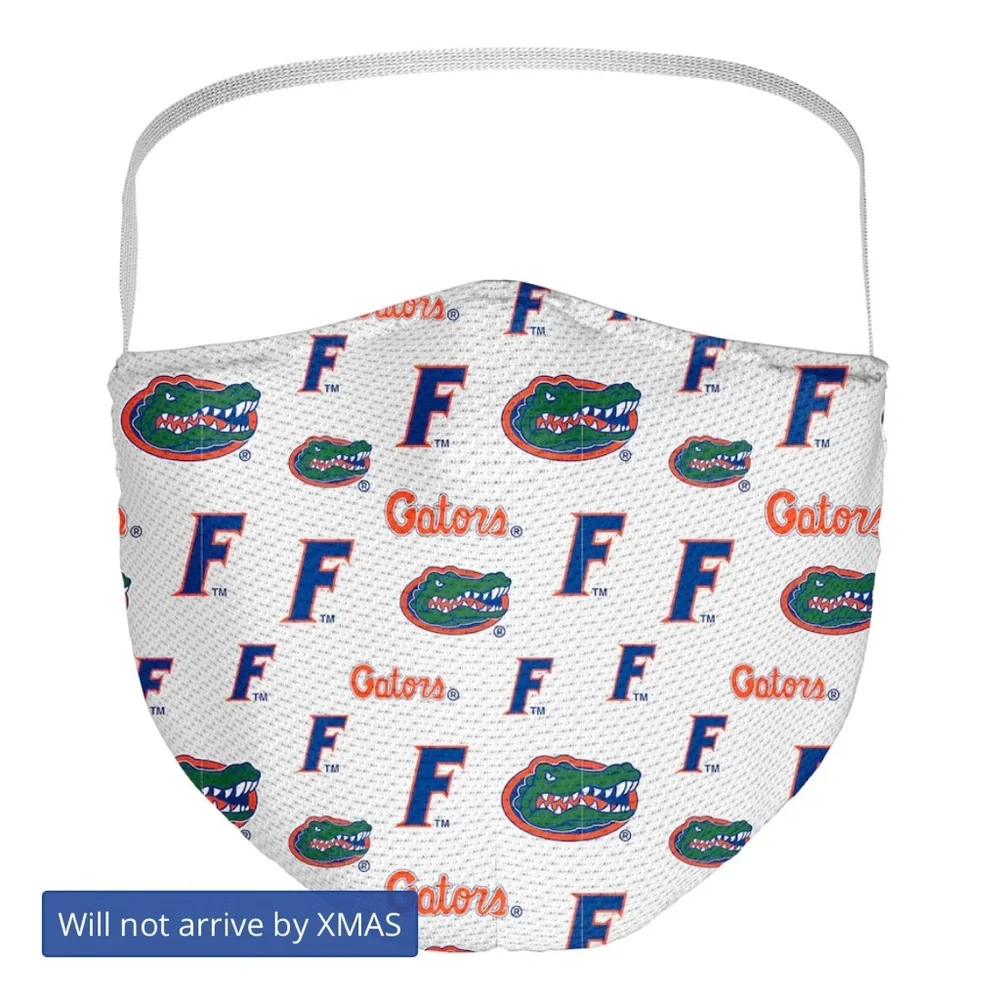 Set of three Florida State gators facemasks backstrap